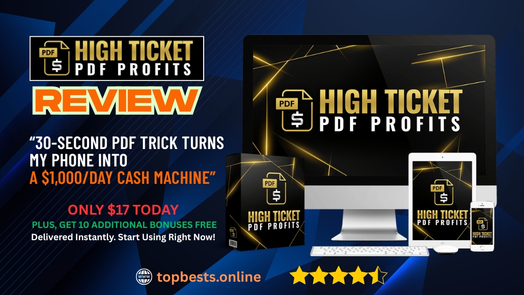 High Ticket PDF Profits Review: Eye-opening Secrets Unveiled